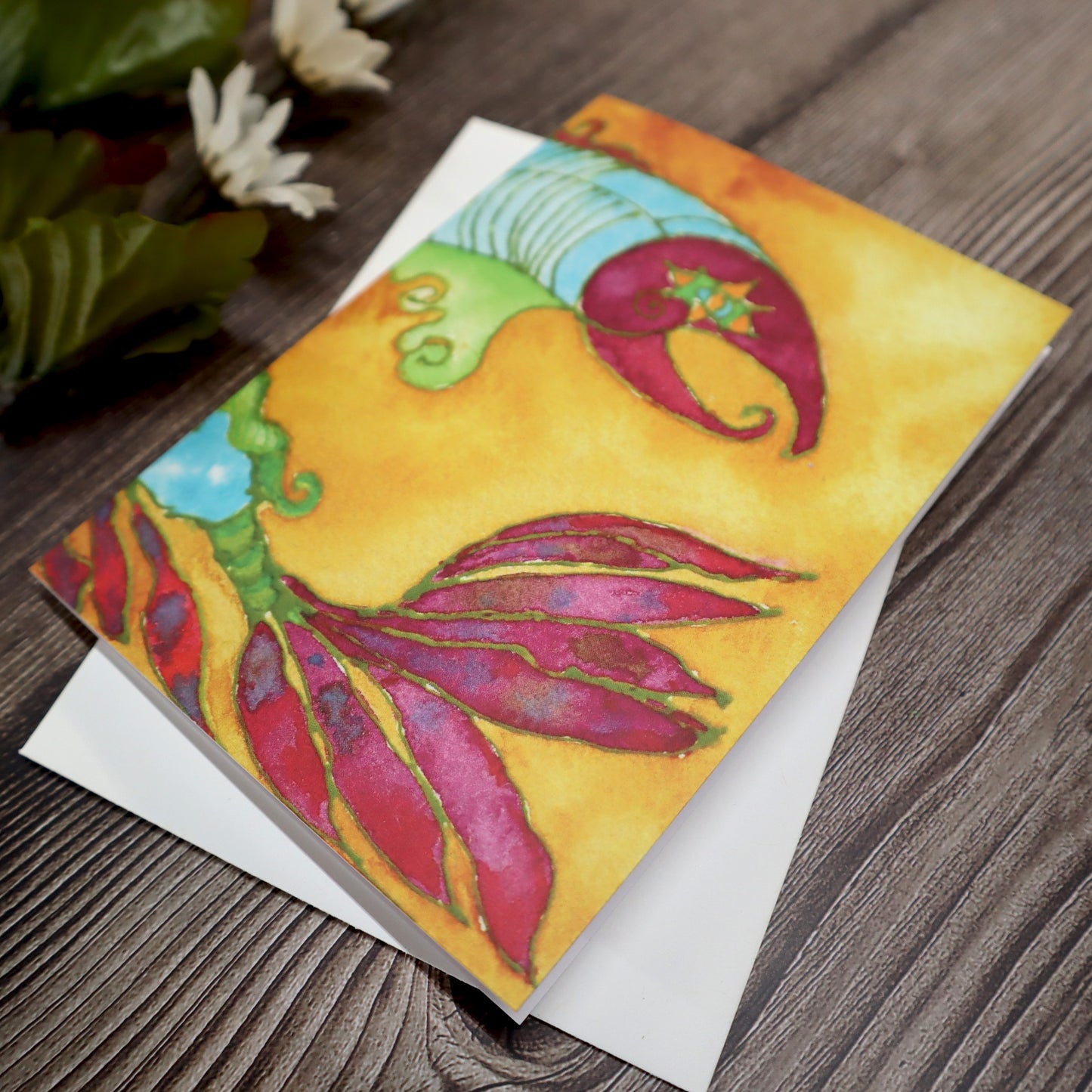 Greeting Card, Blank Inside, 4x6 - Art Fish