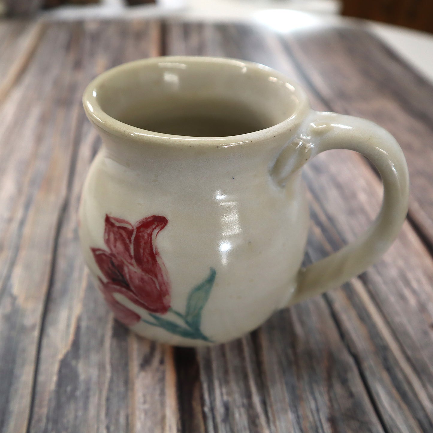 Prairie Lily Stoneware Belly Mug