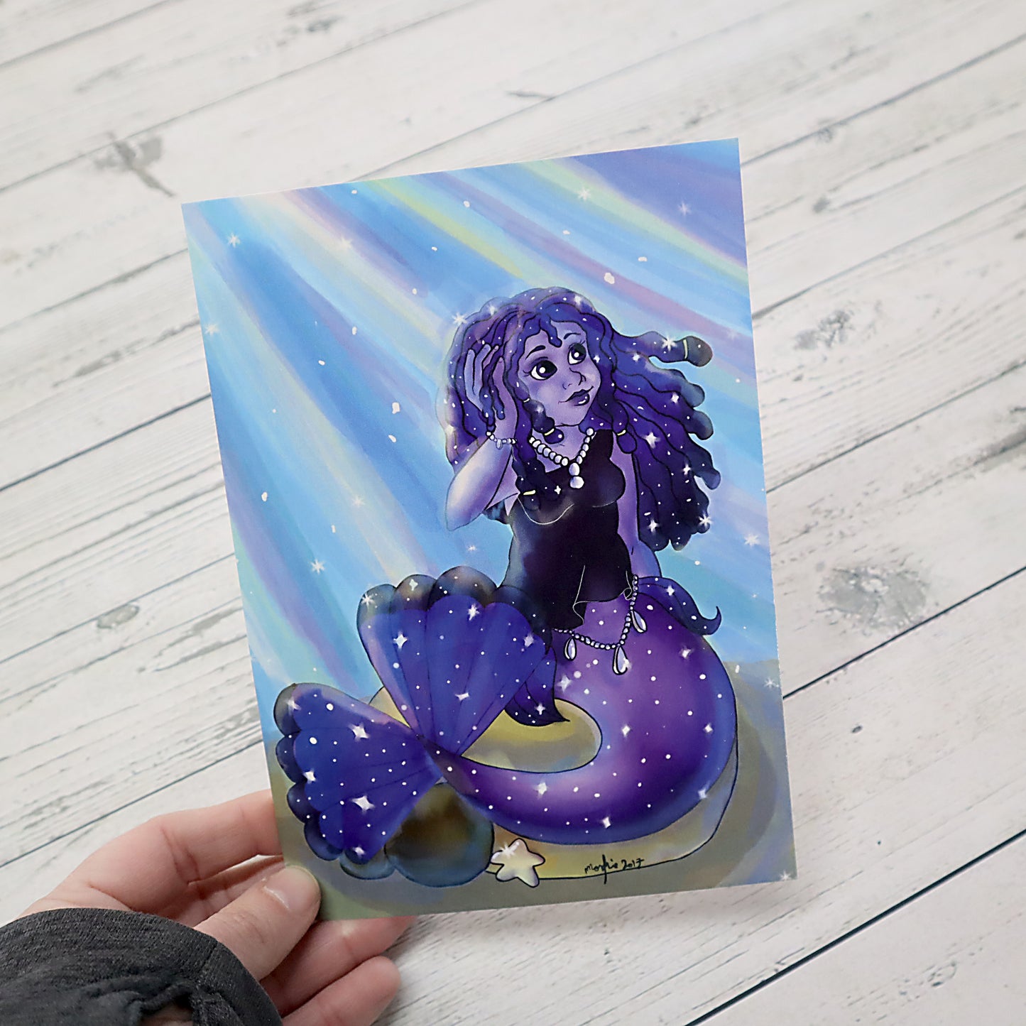 Mermaid Art Print Illustration