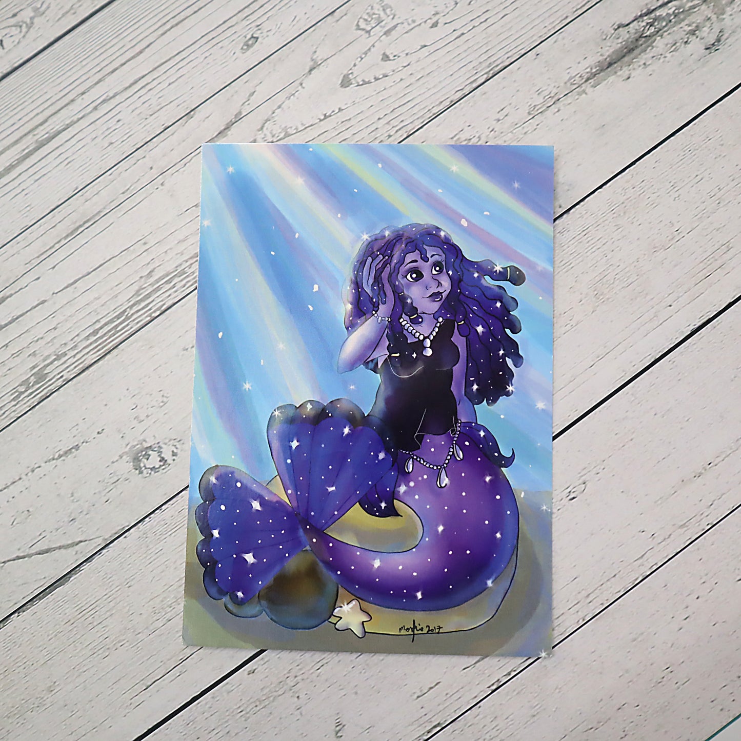 Mermaid Art Print Illustration