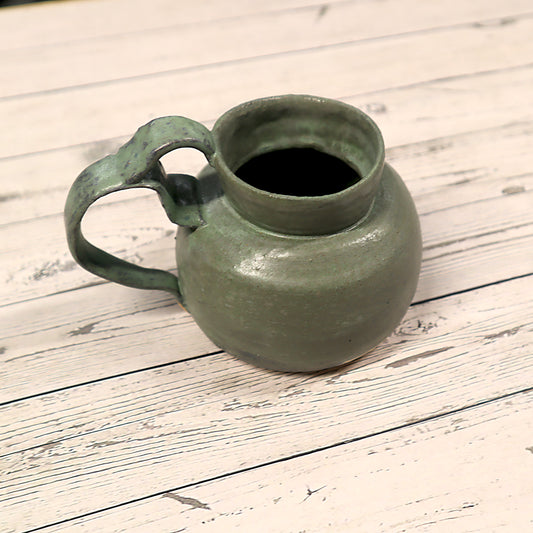 Light Grey Blue Green Ceramic Mug