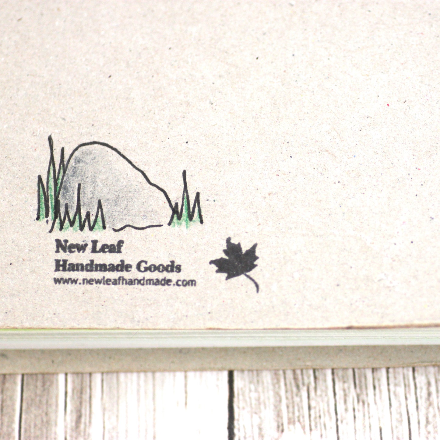 Handmade Upcycled Journal - "Not All Who Wander Are Lost"
